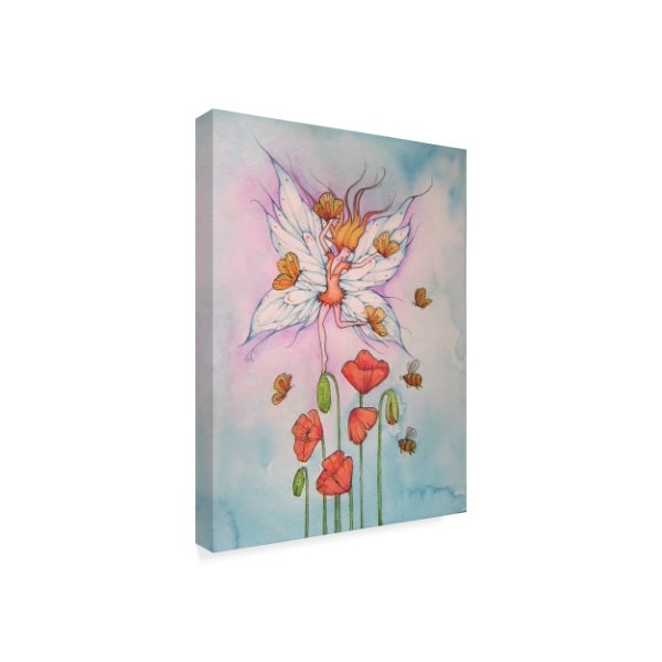 Angie Livingstone 'Poppy Fairy' Canvas Art,24x32